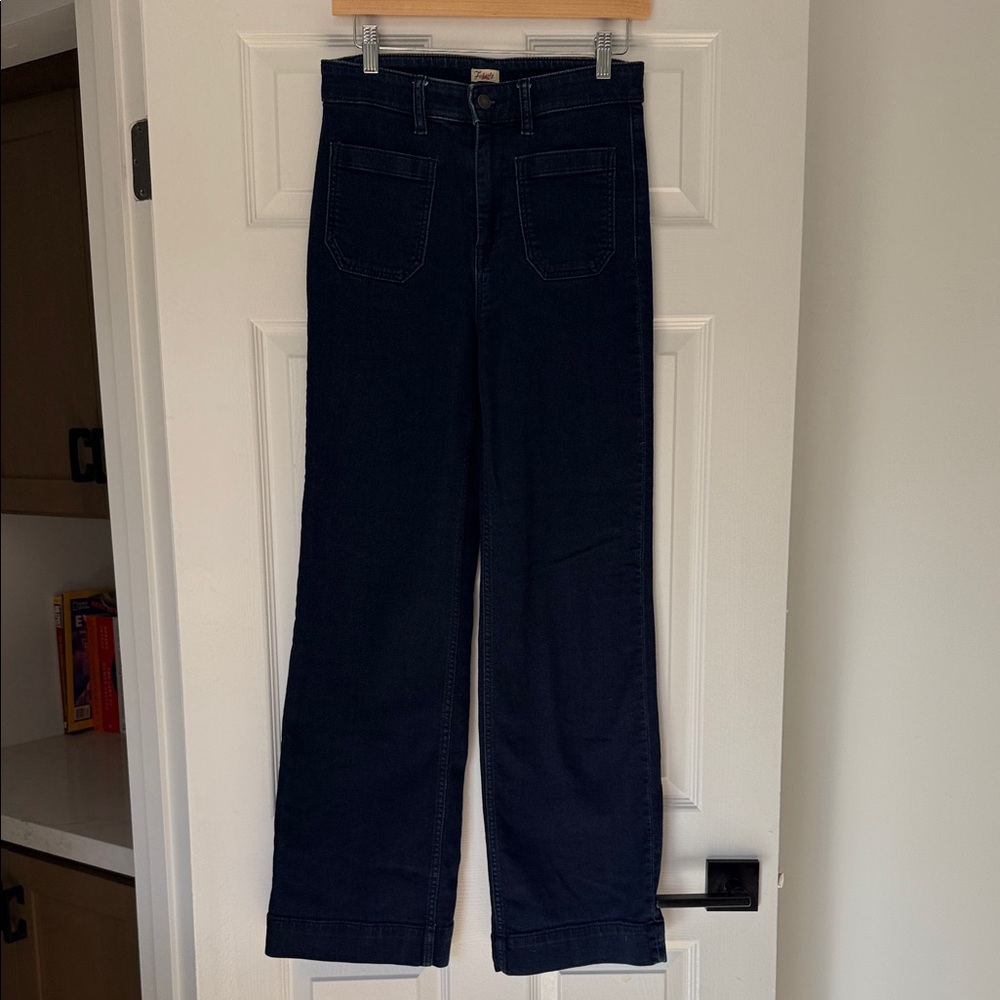 Faherty Women's Stretch Terry Patch Pocket Pants 28 - Clermont Wash